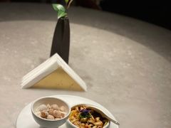 辣酒汁花螺配夏威夷果-木守西溪溪隐餐厅