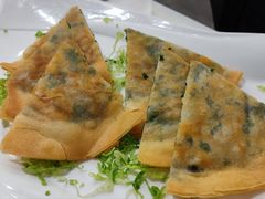 香煎鲜虾韭菜饼-长禧家·珑厨(东山口店)