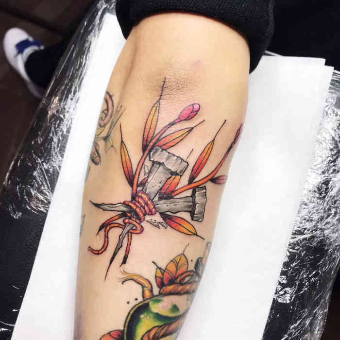 雕仝刺青(昌平店)-"6.27记录第一次洗纹身[流泪]去年咨.