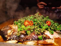 -探鱼·鲜青椒爽麻烤鱼(番禺万达店)
