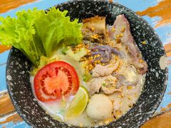 -蝶豆花蓝面条