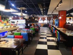 大堂-星海汇海鲜自助烤肉火锅(百大店)