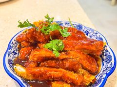 茄汁扒鸡排-山水草塘老菜馆