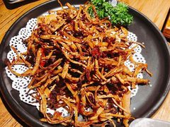 干煸茶树菇-小溪桥三号院子(华庄店)
