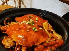 膏蟹煲-十面欢腾·海鲜面·台式Bistro(长乐路店)