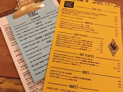 菜单-RAC BAR(安福路店)