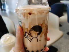 冰博克厚牛乳波波-喜茶(迪士尼小镇DP店)