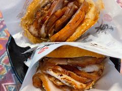 烧饼夹肘子-傅记酱肉