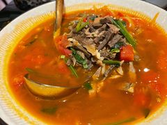 酸汤羊杂-丝路金桃·新疆菜(徐汇店)