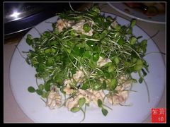 桃仁豌豆苗-大鹅岛灶台鱼·铁锅炖(水库路店)