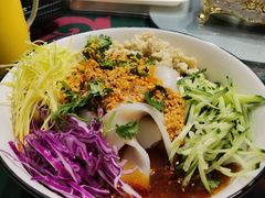 纯手工制作的新疆酿皮子-滩羊铺子(牛栏山店)