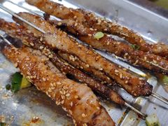 伊比利亚黑猪松板肉-野火鲜货烧烤(河边小院店)