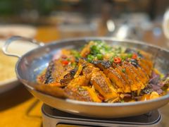 平锅鲈鱼-庭苑饭香·生态餐厅(动物园店)