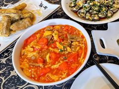 番茄牛肉滑蛋-晓平饭店(嘉善路店)