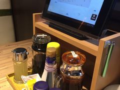 点餐机和调料-じゃんじゃん亭(栄店)