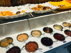 自助调料区-草原塞蛮羊火锅城(港湾店)