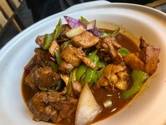 辣炒本地小公鸡-吕氏疙瘩汤·私家菜馆(慈云寺店)