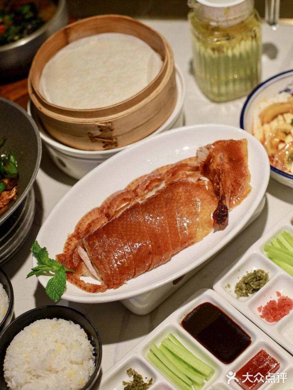 吊炉现烤的北京烤鸭鸭小七6015 好吃价亲民