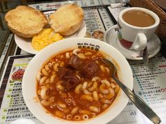 特浓酱茄汤餐肉粒通心粉-旺记冰室(九龙中心大厦店)