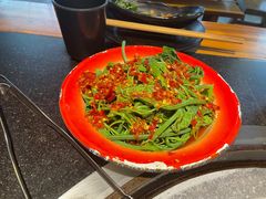 爽口丝瓜尖-米氏火鱼·泡椒鱼火锅(李子坝老店)