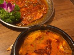 -明洞阿姨·韩式酱蟹烤肉·创意料理(三元桥店)