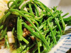 札麻花拌沙葱-集宁老馆子