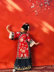 -后宫·古装汉服京剧儿童亲子全家福摄影