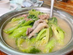 鸡杂苦瓜芥菜鸡蛋汤-顺徕德仙庙烧鸡(荔湾总店)