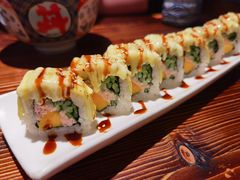 鲜切芒果芝士卷寿司-小川洋风料理(江汉路店)