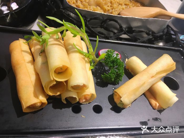 后海16号·北京私房菜脆筒龙虾卷图片