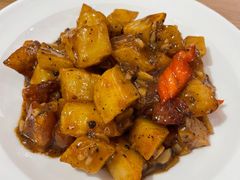 黑椒叉烧土豆丁-顺风汤馆·广府粤菜(江宸天街店)