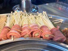 烤金针菇-哈哈碳都·牛肋条无限自助烤肉(台江万达店)