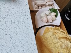 炸腐竹-烹然四季椰子鸡火锅(团结湖总店)