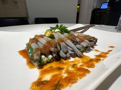 秋葵拌沙虫-黑明餐厅(白鹭洲店)