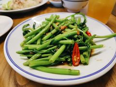 辣炒空心菜-红大哥水门鸡饭(總店)