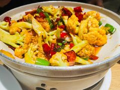 干锅有机菜花-宽鲜锅贴家常菜(永旺东部购物中心香港中路店)