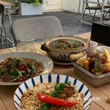 成都氛围露天晚餐