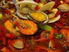 发财甜麻海鲜锅-金多鱼大排档·烤鱼·烧烤·宵夜(江南水都店)