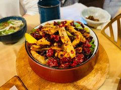 宫爆板筋-山石榴·贵州菜(丰盛里店)