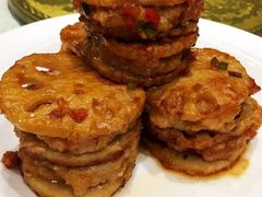 鹅肝酱煎酿藕餠-金枝玉叶上海人家食府(三里河店)