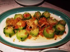 银鱼仔蒸丝瓜-大榕树下顺德菜(融创茂店)