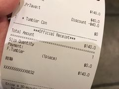 账单-星巴克臻选店(澳门伦敦人店)