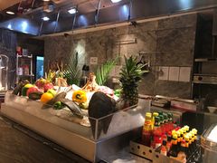 自助取餐区-北京希尔顿逸林酒店-逸轩西餐厅-自助餐厅