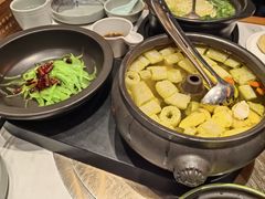 鲜野生松茸汽锅鸡-云海肴云南菜·蒸汽石锅鱼(新奥店)