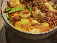 泰式黄咖喱鲷鱼虾仁饭-Wagas沃歌斯(大学路店)