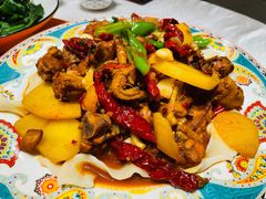 新疆沙湾大盘鸡-巴依老爷新疆美食(常营店)