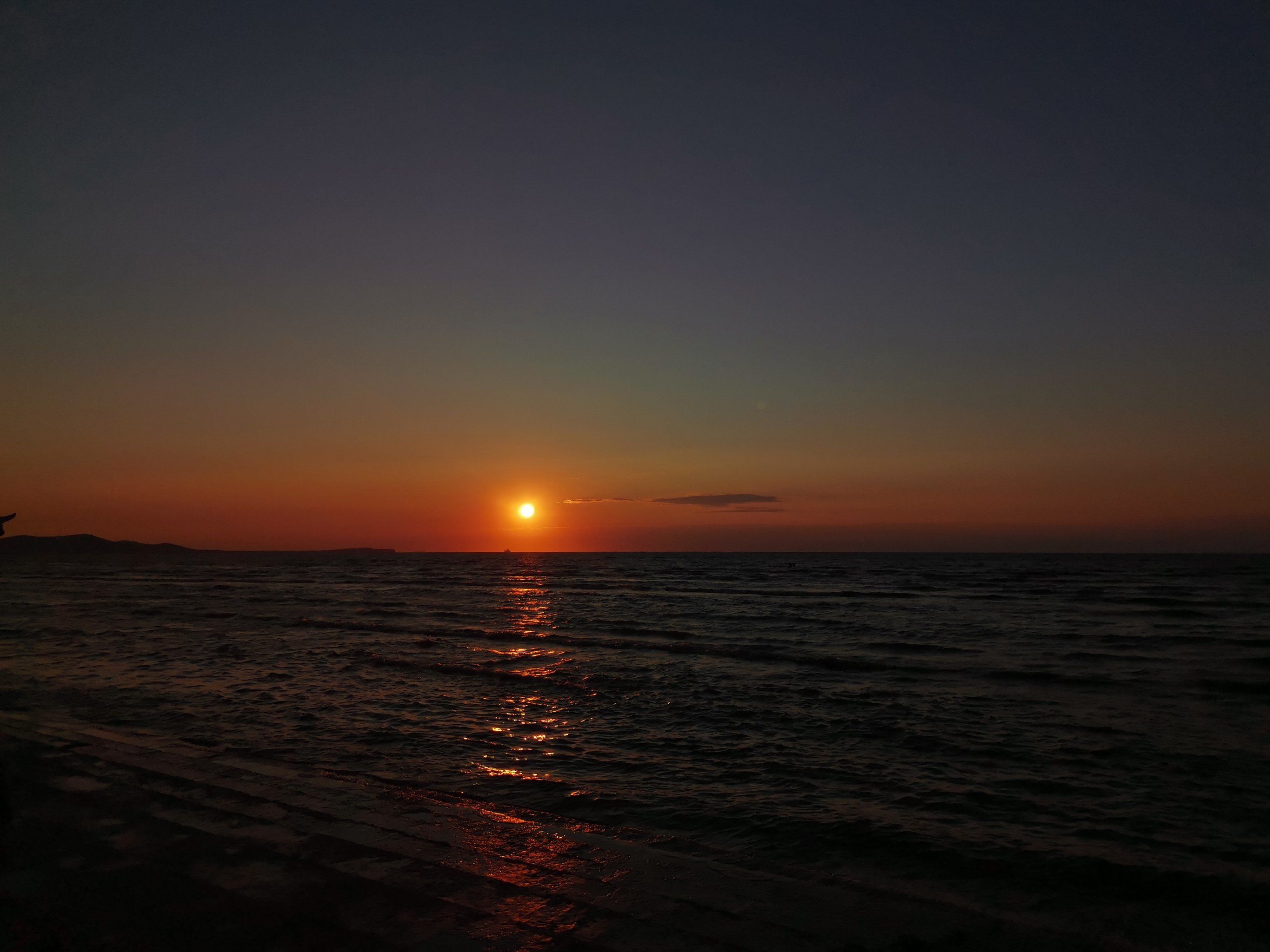 夏家河子的日落