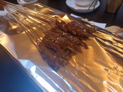 烤牛肉串-探鱼·鲜青椒爽麻烤鱼(银泰城店)