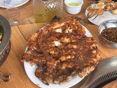 -北京龙庆四季香农家饭庄·灶台鱼·碳烤虹鳟鱼(龙庆峡店)