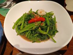 秘制虾酱炒空心菜-帕蓝·暹罗料理(曲阳店)